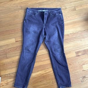 Classic dark wash slim leg jeans